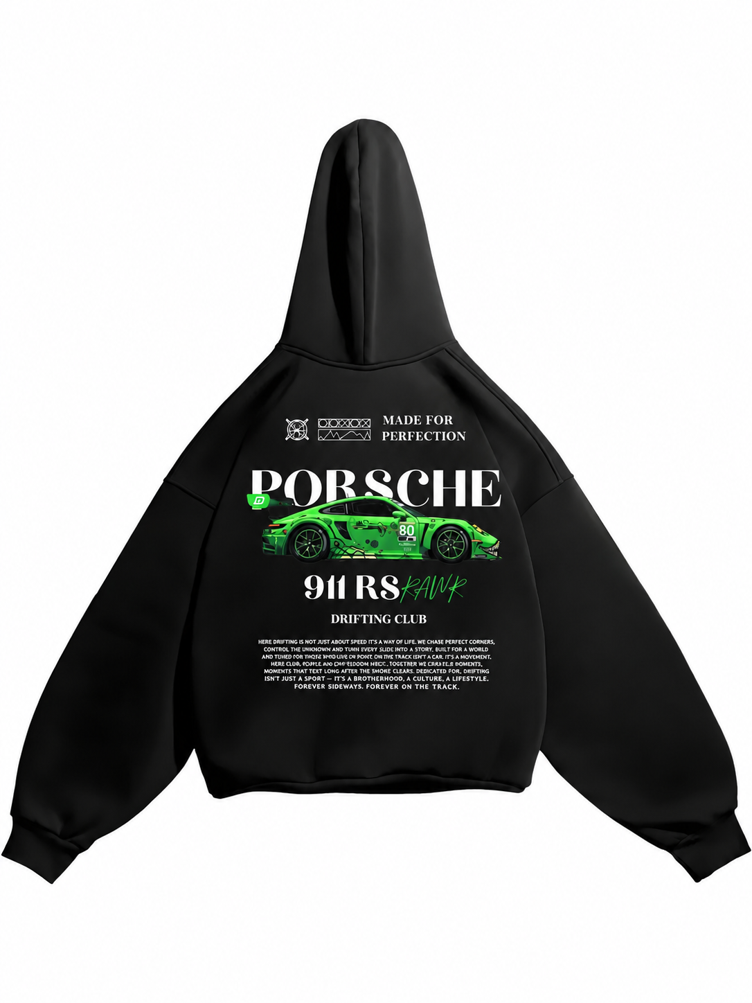 Porsche Oversized hoodie – black