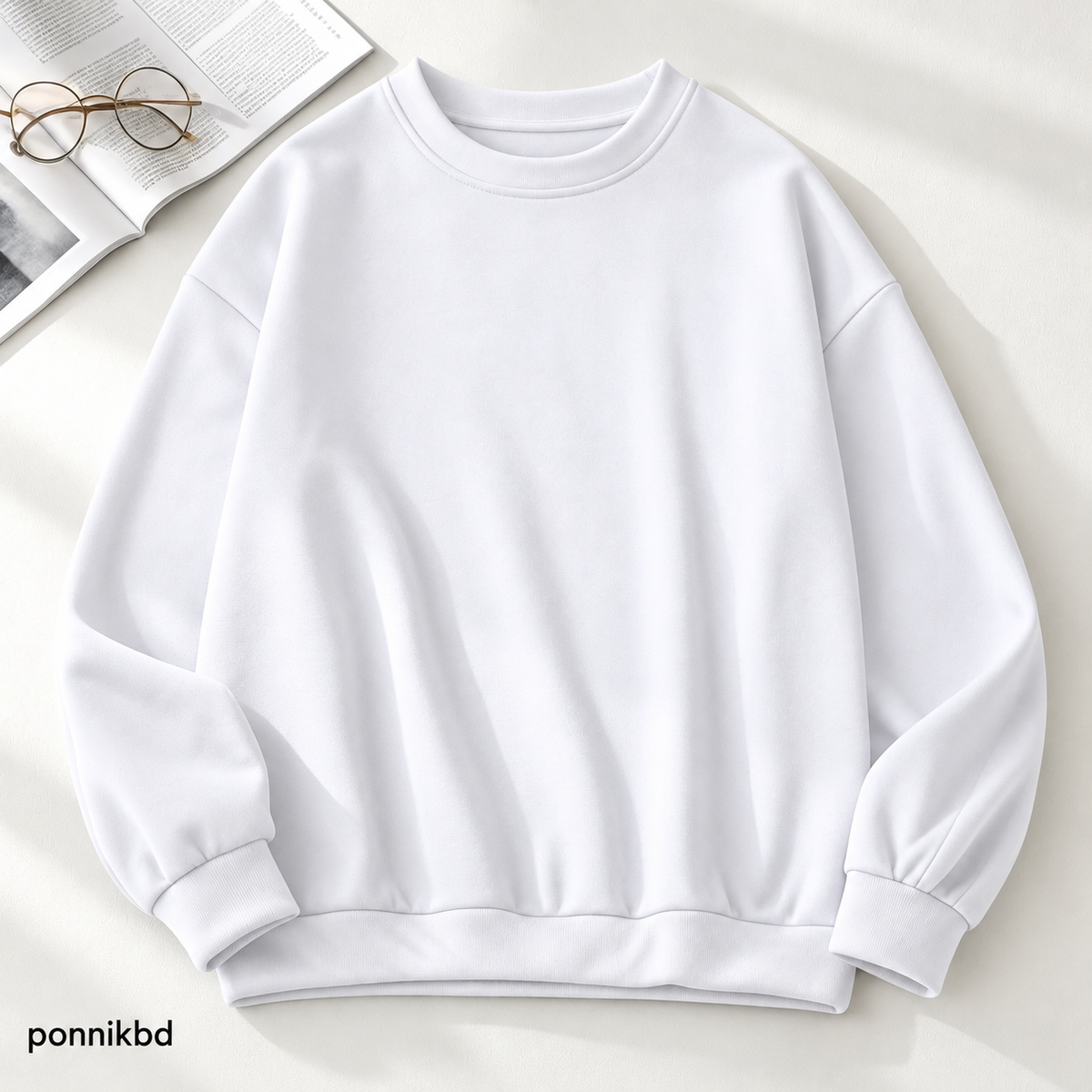 solid regular sweatshirt