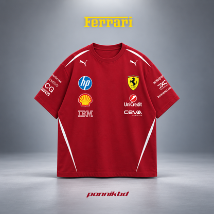16 Scuderia Ferrari drop t-shirt maroon