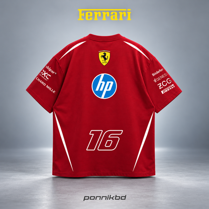 16 Scuderia Ferrari drop t-shirt maroon