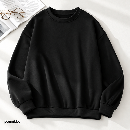solid regular sweatshirt