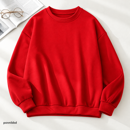 solid regular sweatshirt