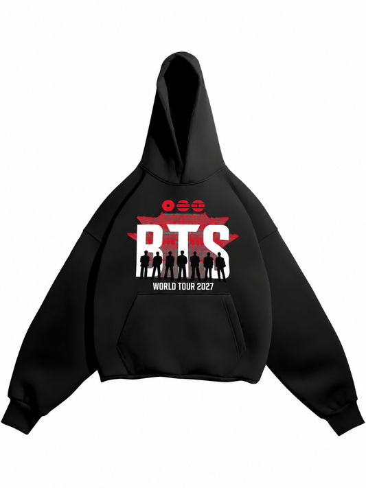BTS Oversized hoodie – black