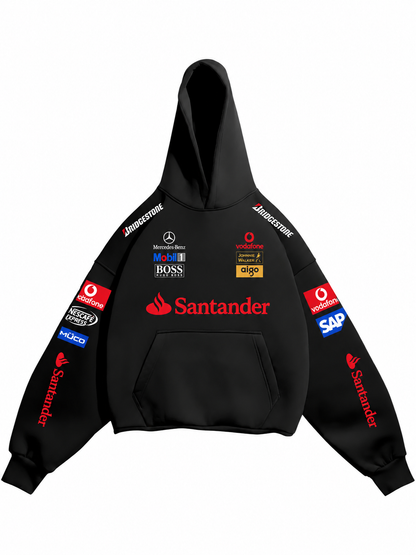 Mercedes Oversized hoodie – black