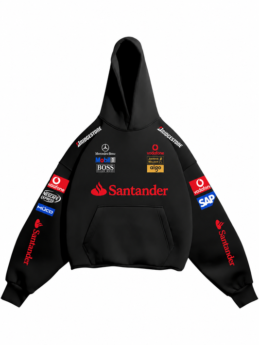 Mercedes Oversized hoodie – black