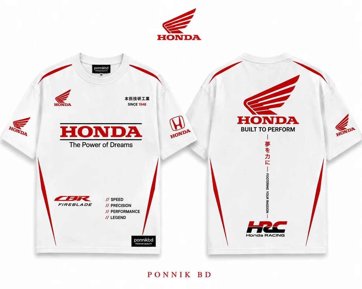 Honda CBR Performance Tee white