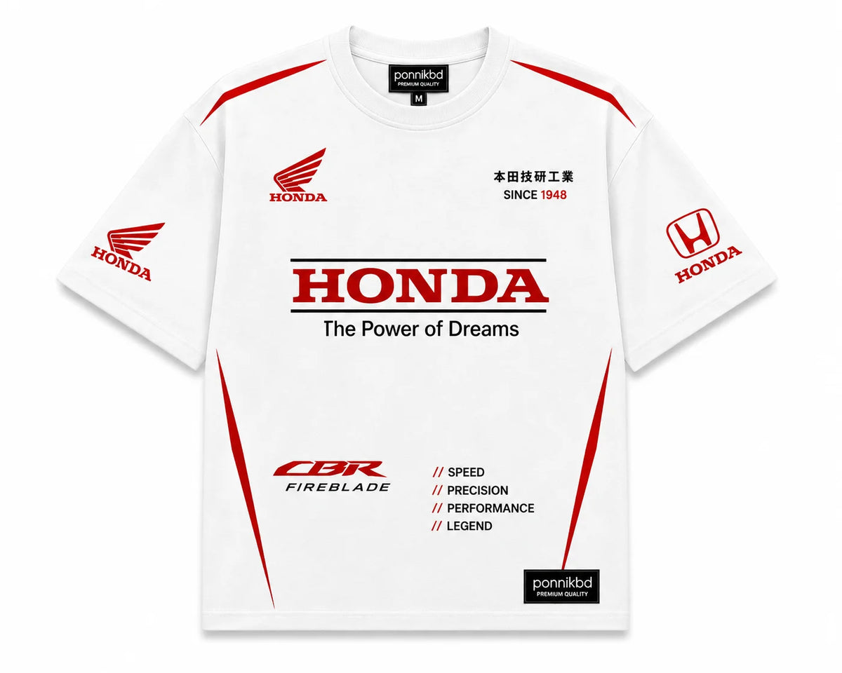 Honda CBR Performance Tee white