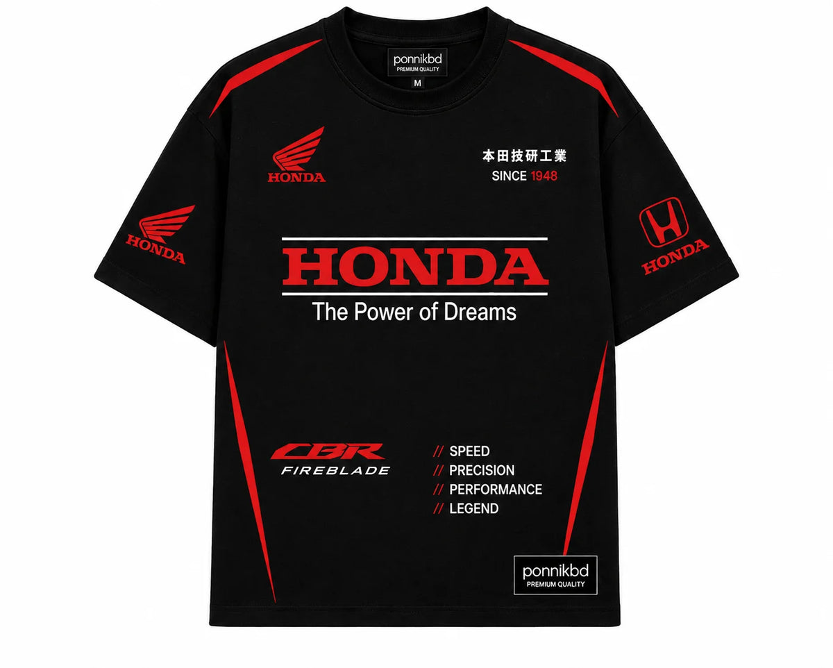 Honda CBR Performance Tee black