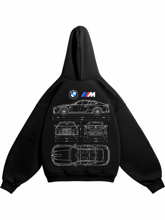 BMW  Oversized hoodie – black