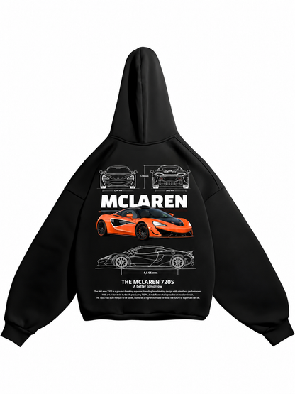 Mclaren Oversized hoodie – black