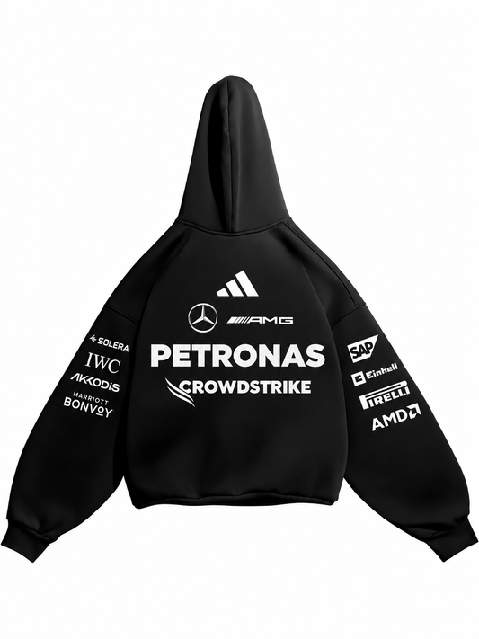 Mercedes petronas Oversized hoodie – black