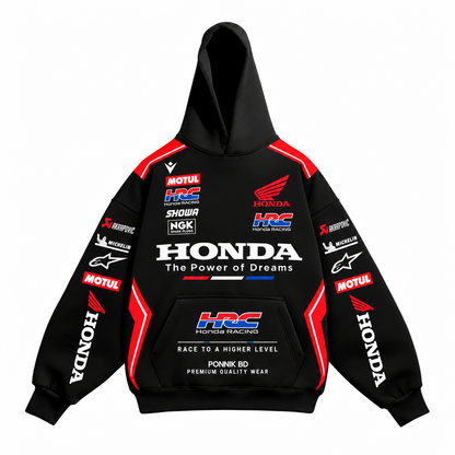 HONDA Oversized hoodie – black