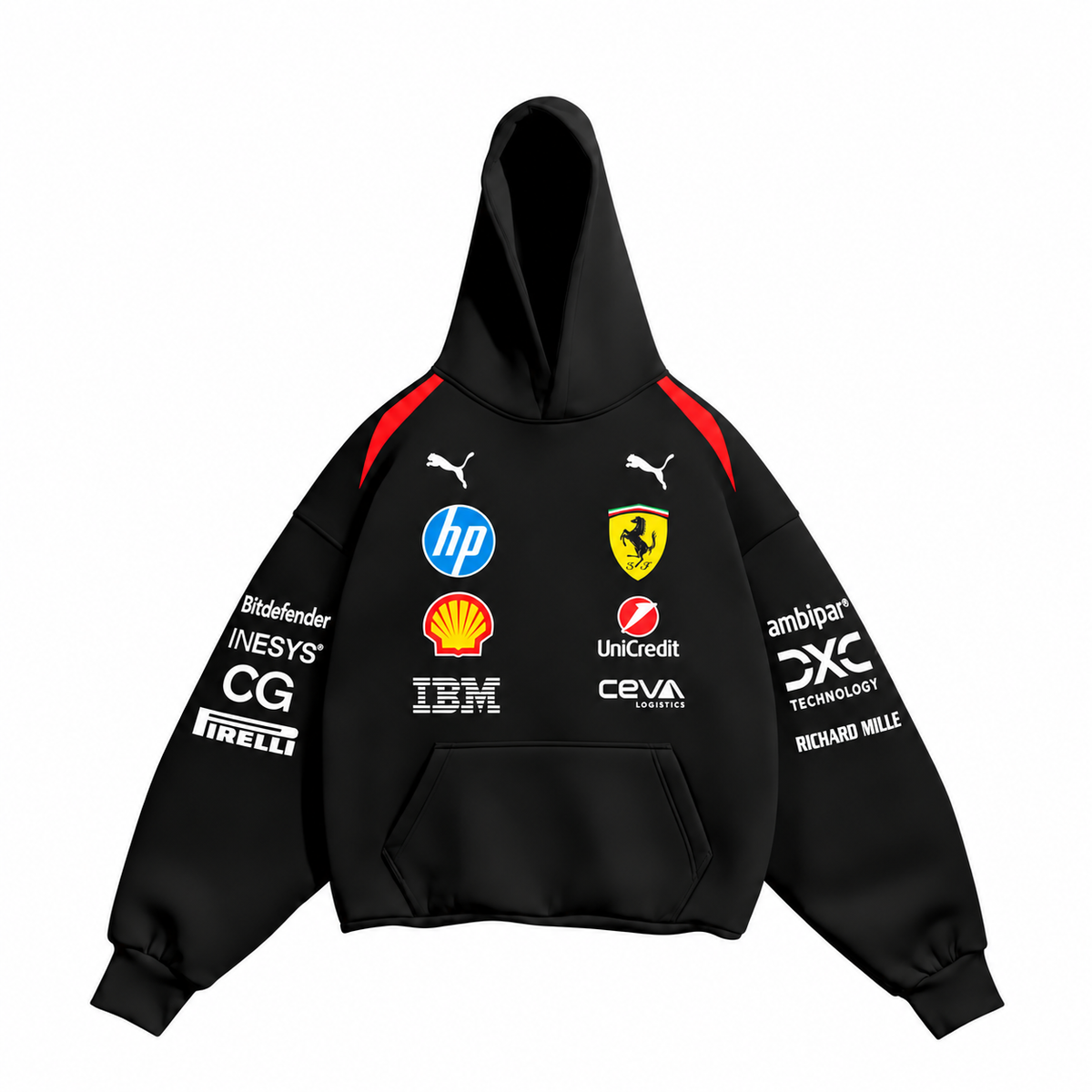 44 Ferrari Oversized hoodie – black