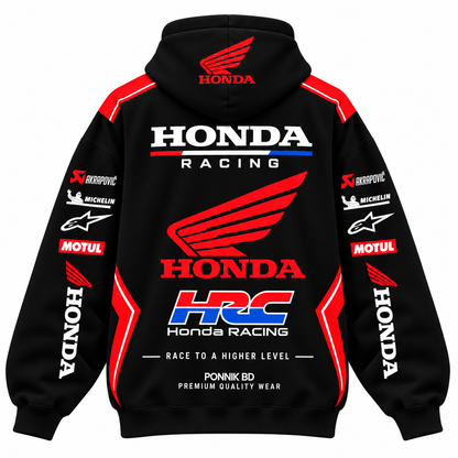 HONDA Oversized hoodie – black