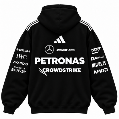 PETRONAS MERCEDES  Oversized hoodie – black