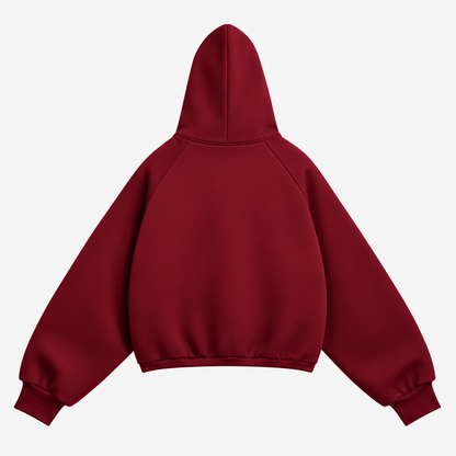 Pink  solid Oversized hoodie