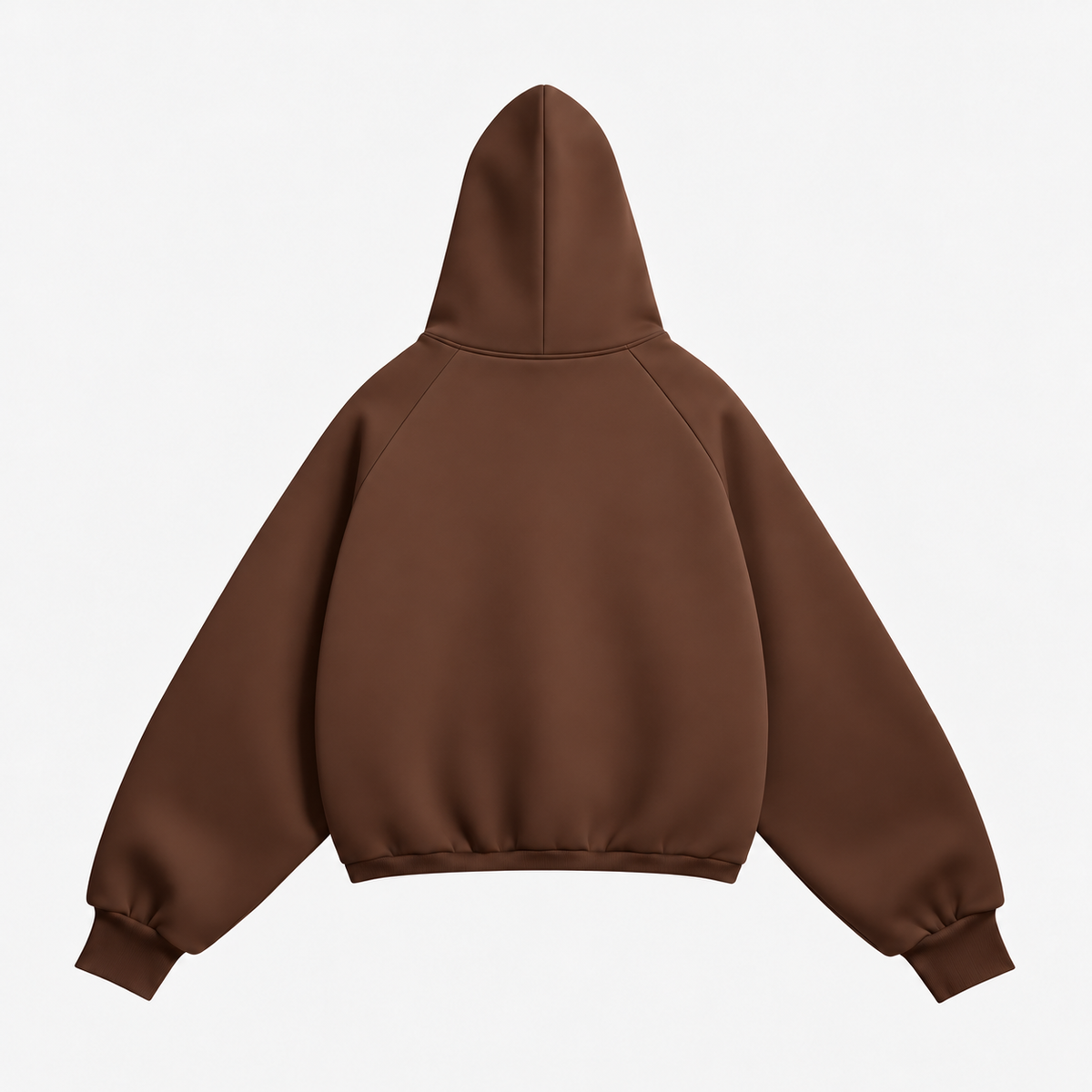 Solid drop shoulder oversized hoodie