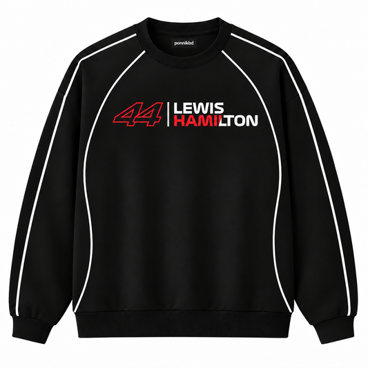 44 lewis hamiltion Sweatshirt  Regular black