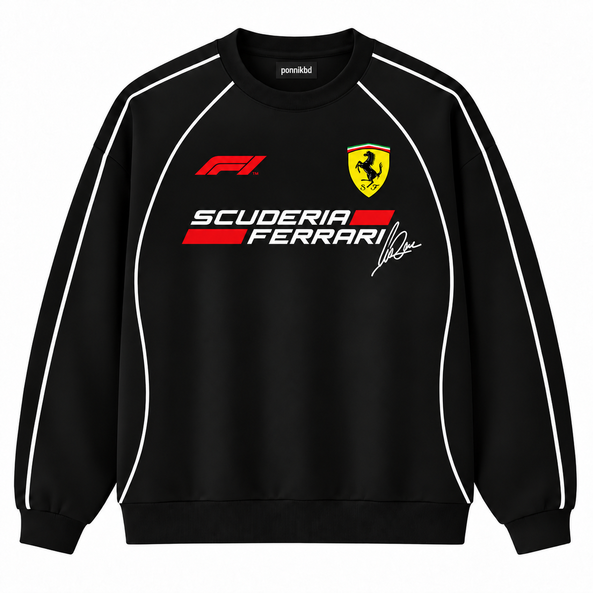 Ferrari f1 Sweatshirt  Regular black