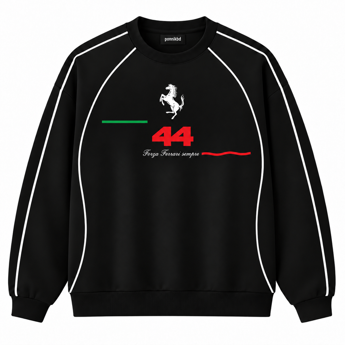 44 Ferrari Sweatshirt  Regular black
