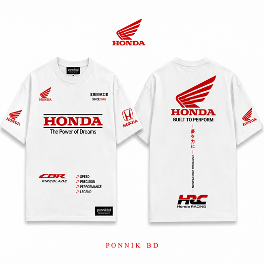 ST2 Honda CBR Performance Tee white