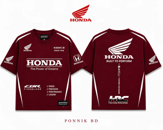Honda CBR Performance Tee maroon