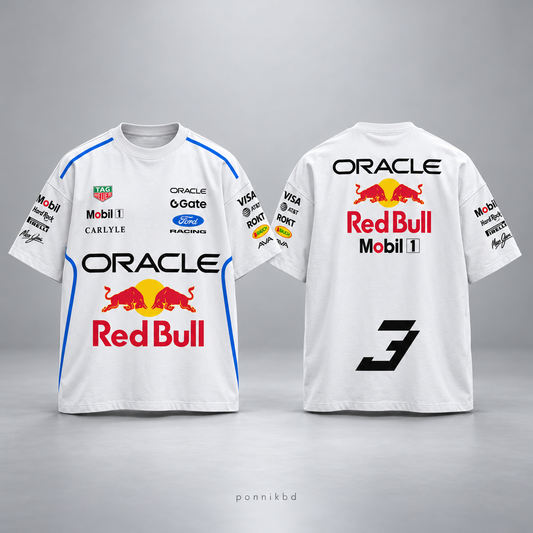 Oracle Red Bull Racing Oversized T-Shirt – white