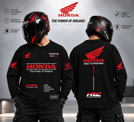 Honda Cbr Sweatshirt  Regular black