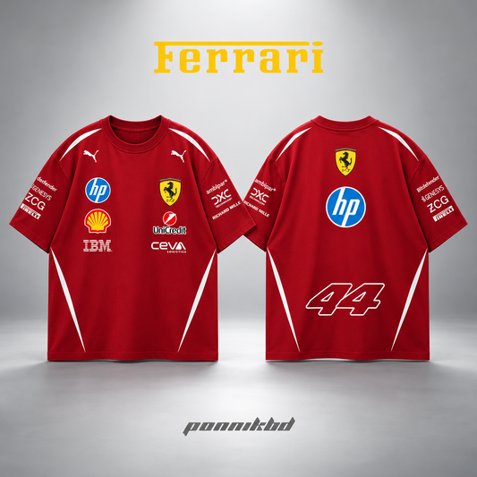 44 Scuderia Ferrari drop t-shirt  maroon