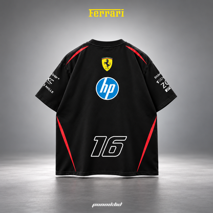 16 Scuderia Ferrari drop t-shirt black