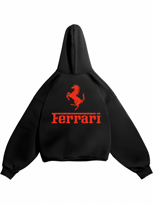 F1 Ferrari Oversized hoodie – black