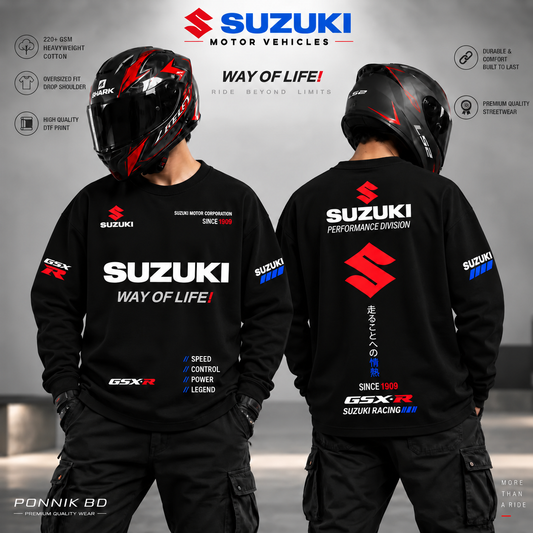 Suzuki GSX-R  Sweatshirt  Regular black